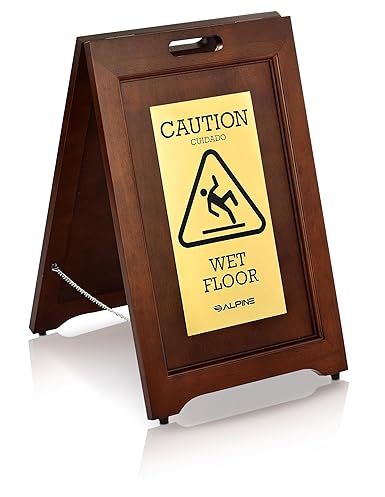 Wooden Fancy Wet Floor Sign
