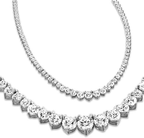 Tennis Riviera Necklace Image 1